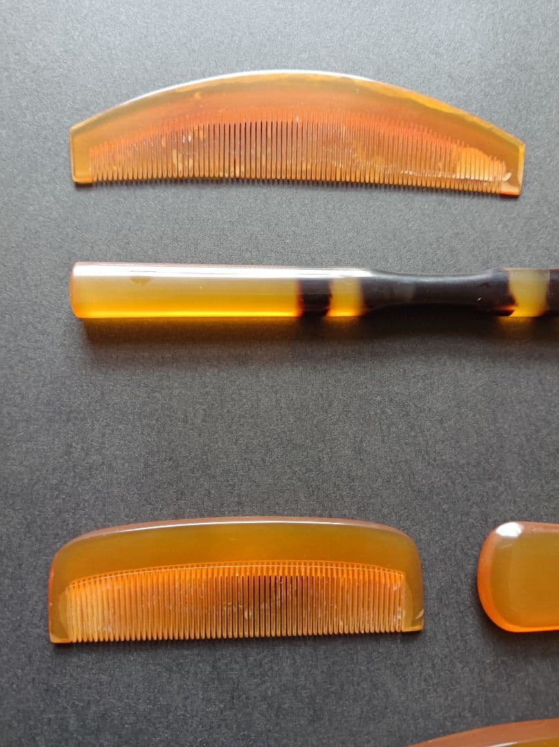 櫛 笄 ８点 明治時代 鼈甲