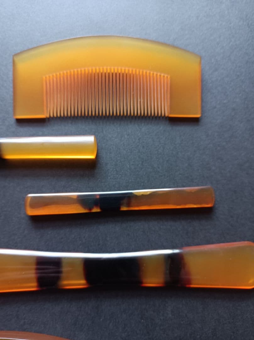 櫛 笄 ８点 明治時代 鼈甲