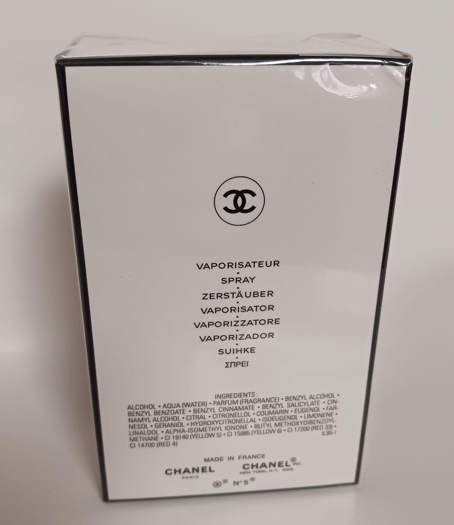 新品CHANEL N°5 オードパルファム 100ml