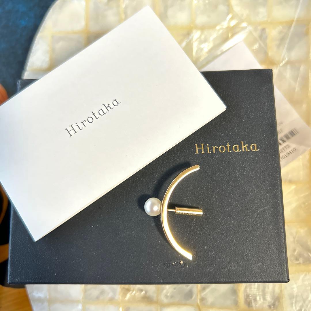 au⭐︎hirotaka ヒロタカ ボウ　ピアス　アコヤパール　K10