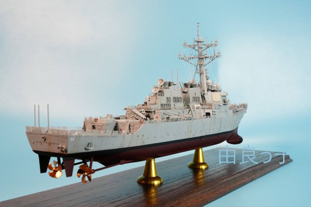 完成品 1/350 アメリカ海軍 DDG-54 カーティスウィルバー
