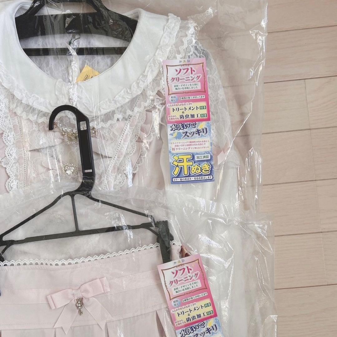 LIZ　LISA 【トリプルリボン フリルセットアップ】ピンク