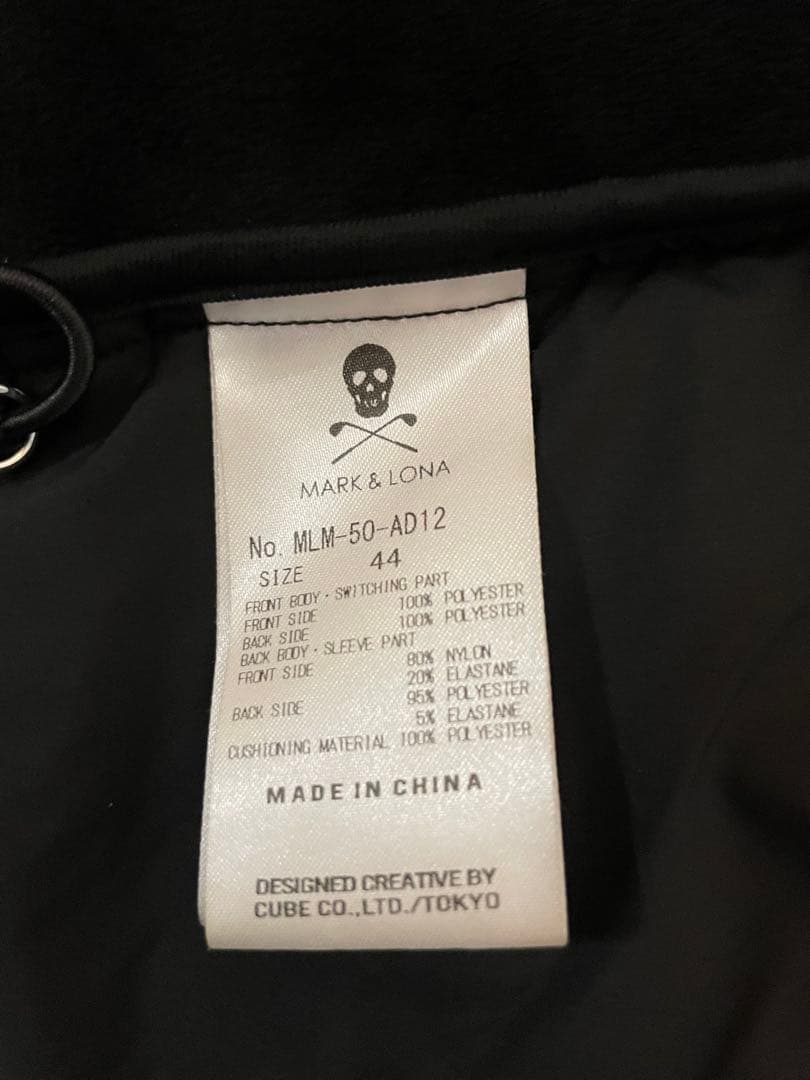 (美品) MARK & LONA ブラック ダウンジャケット ブルゾン