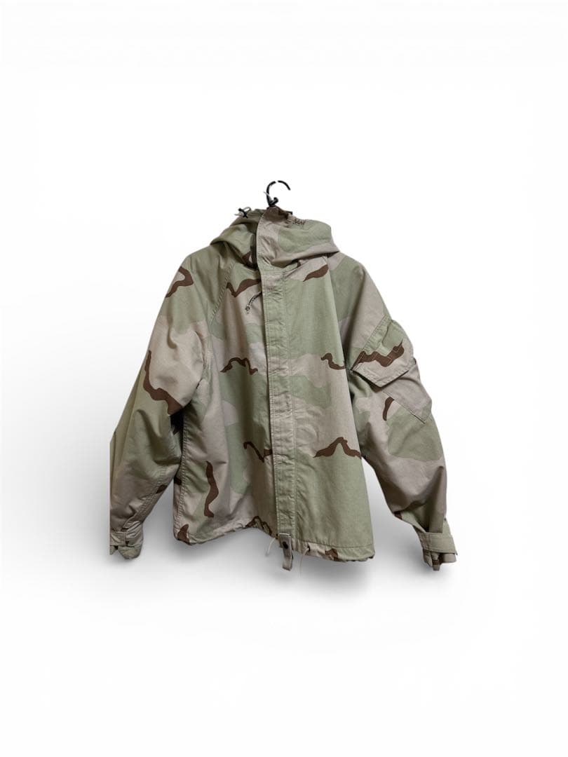 米軍実物 3カラーデザートカモ ケミカルプロテクティブ ジャケット M/R