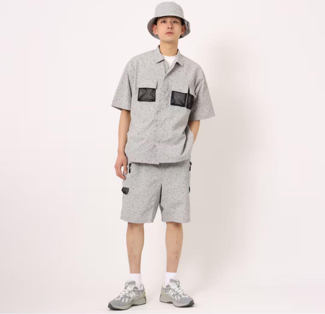 パンツ GRIP SWANY x atmos BAGGY SHORTS GRAY