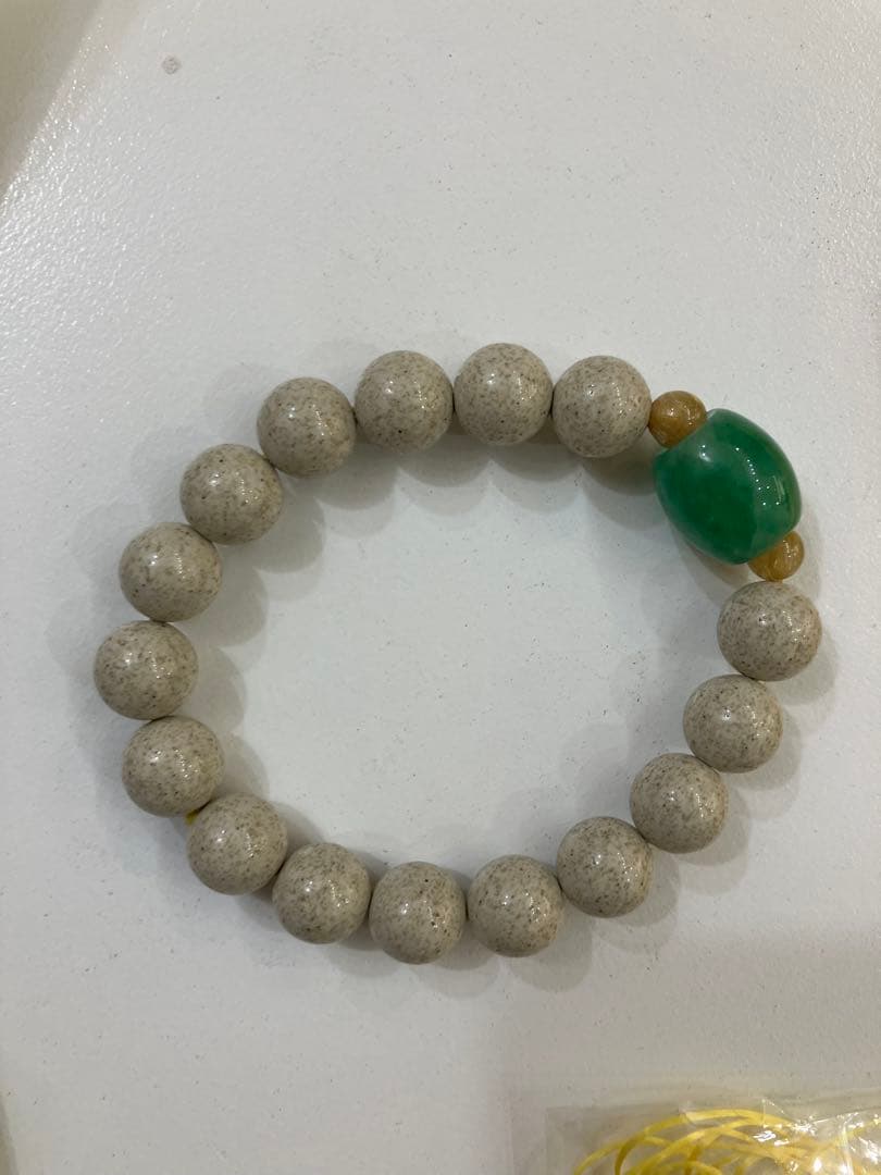 ホクトライト 北投石　台湾産　湯の花 保証書有 ブレスレット