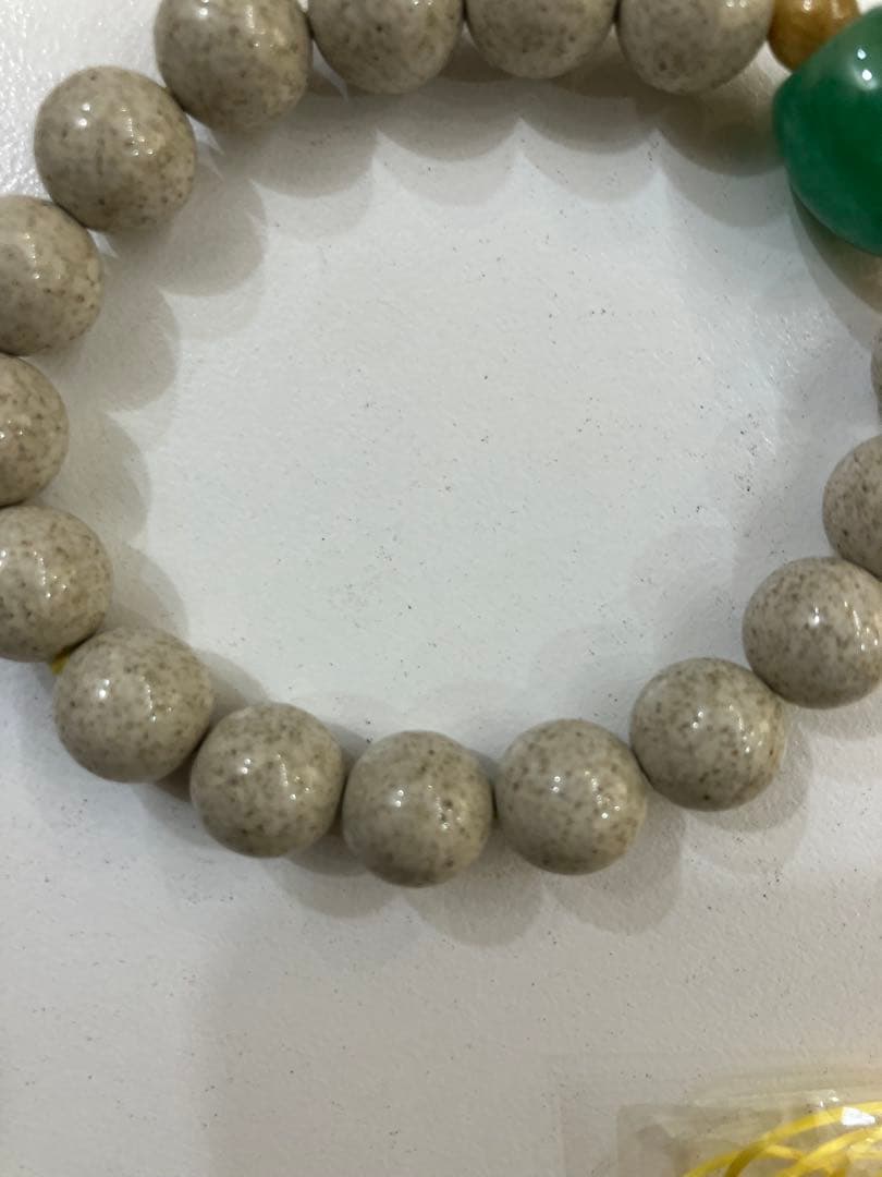 ホクトライト 北投石　台湾産　湯の花 保証書有 ブレスレット