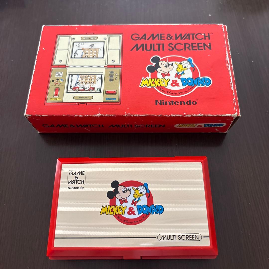 任天堂　ゲ一ムウォッチ　ミッキ一&ドナルド（ D M-53）