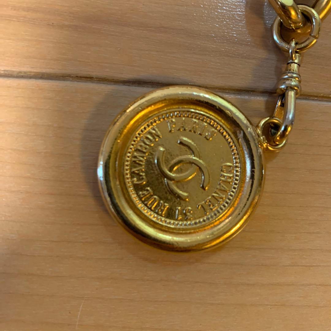 美品‼️シャネル チェーンベルト ゴールド/ブラック　定番‼️ラムスキン