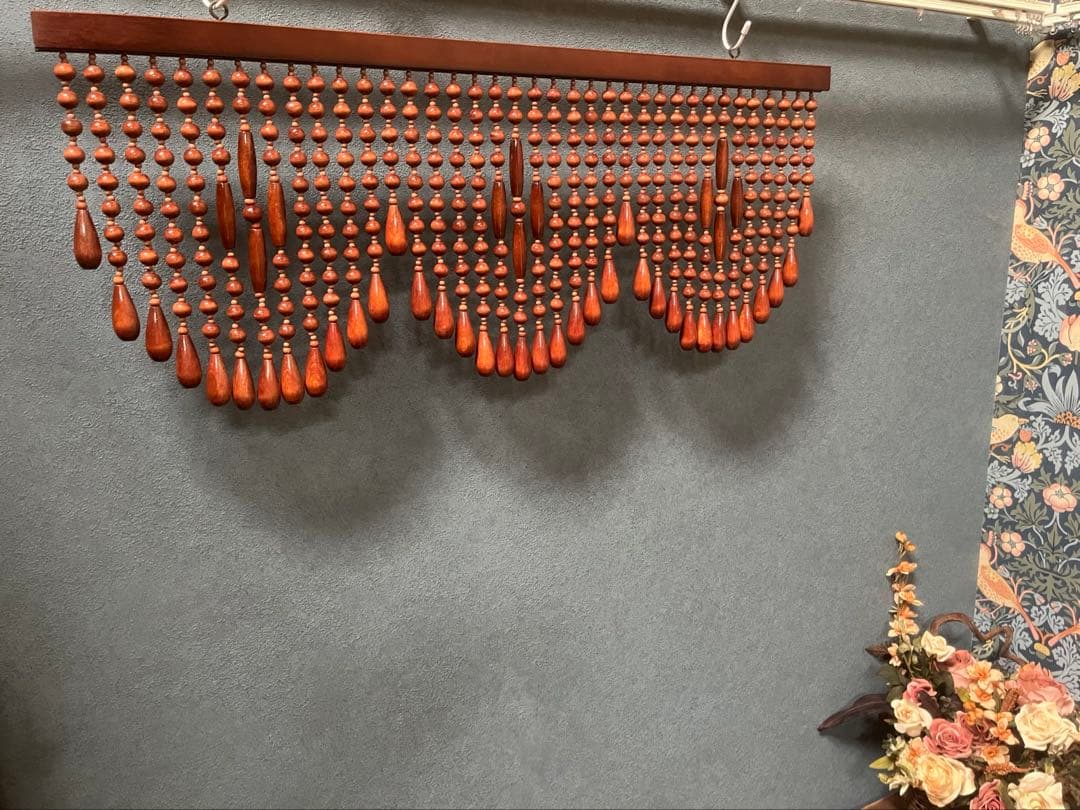 玉のれん ショート丈 昭和レトロ 当時物 インテリア 目隠し