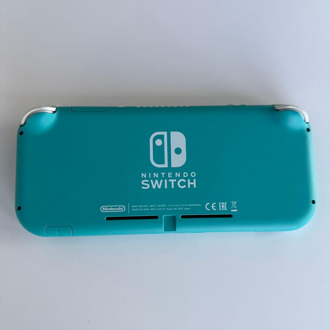Nintendo Switch Lite ターコイズ 本体 充電器・カード付き