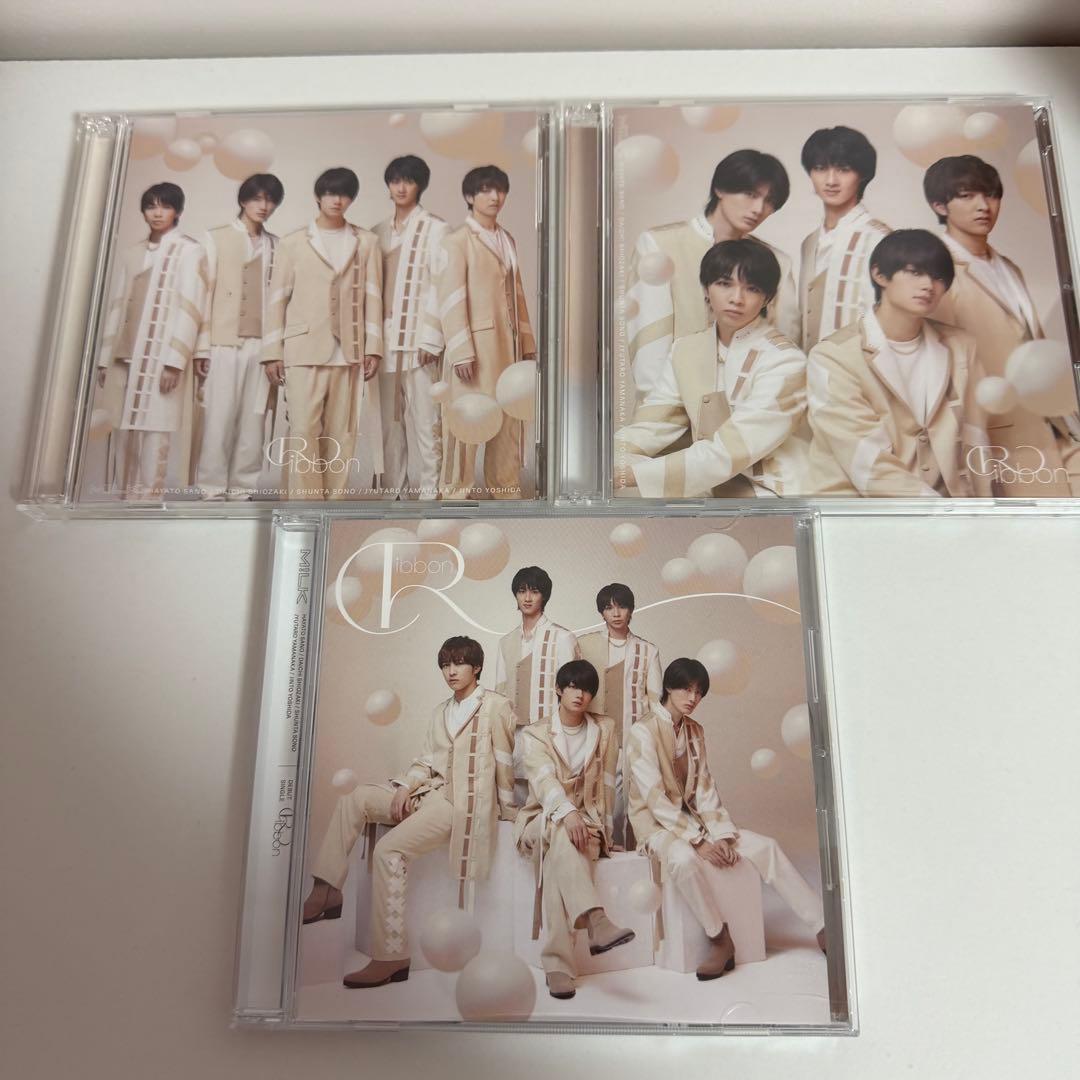 M!LK Ribbon 初回限定盤A 初回限定盤B 通常盤