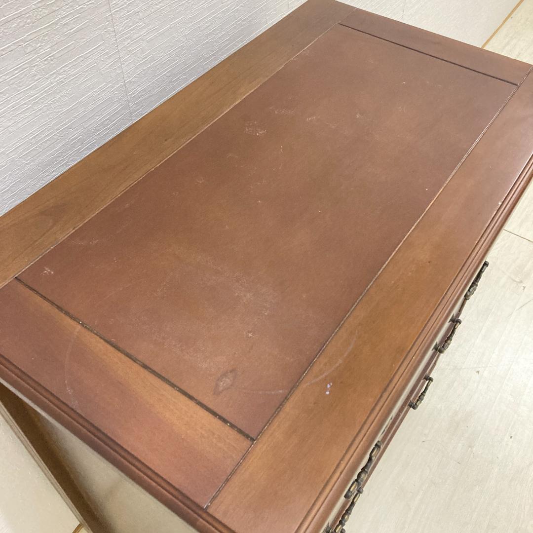 アンティーク調　クラシック　４段チェスト　整理箪笥　収納