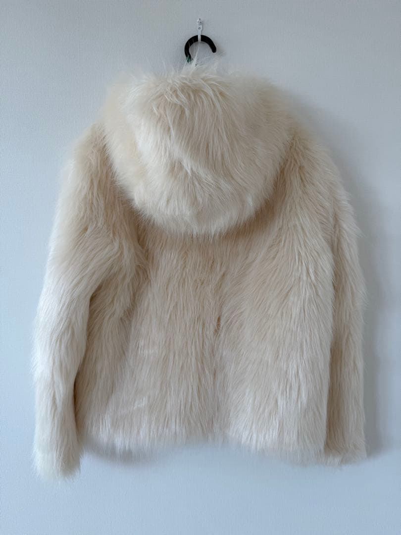 気まぐれSALE中⭐︎LANERIE AGNONA ファージャケットフード付き