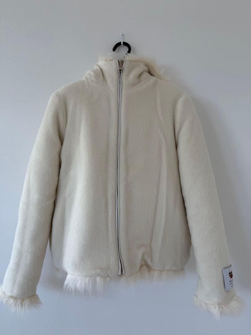 気まぐれSALE中⭐︎LANERIE AGNONA ファージャケットフード付き