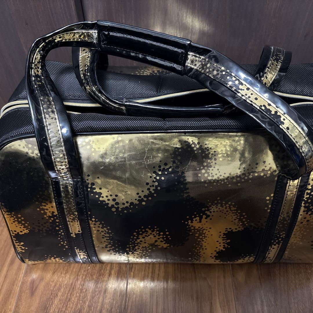 【ほぼ未使用】MARK & LONA ボストンバッグ ゴールド