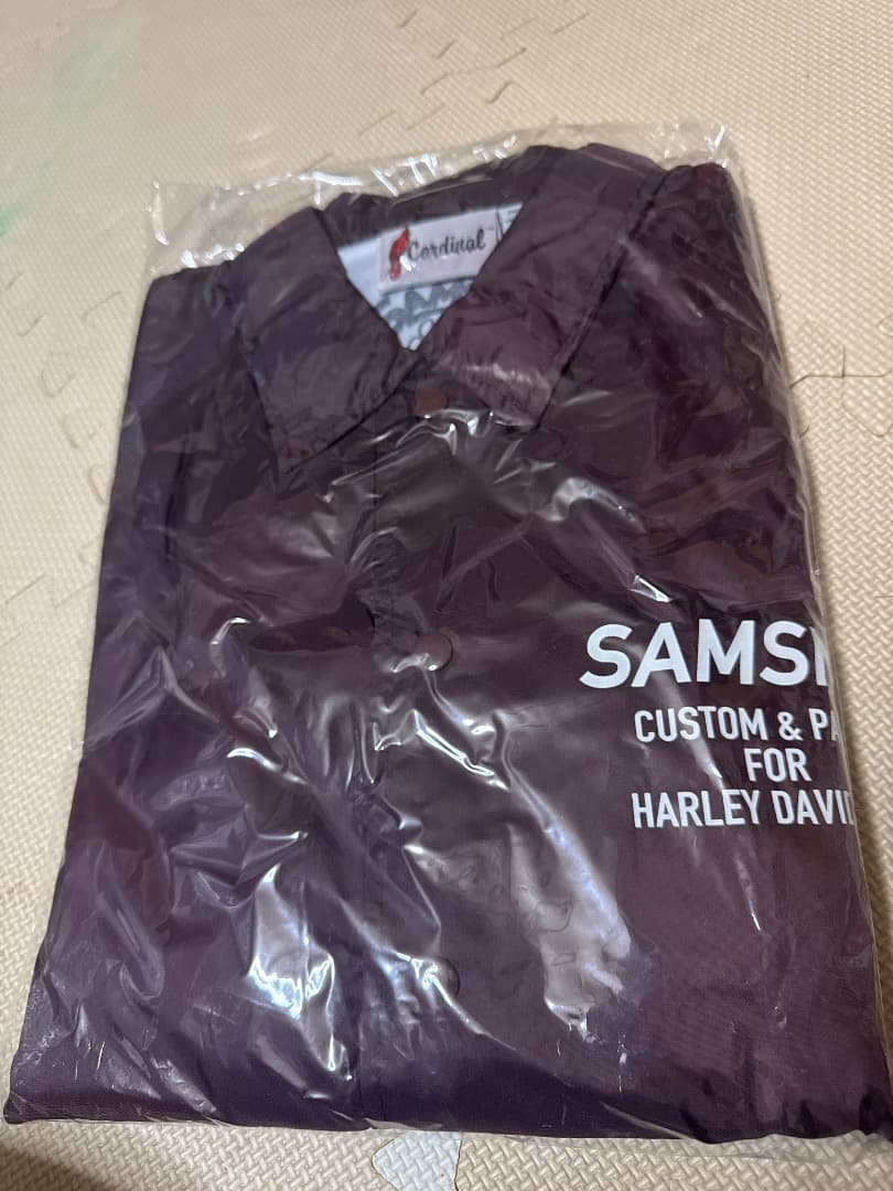 未開封　SAMS motorcycle 赤　コーチジャケット