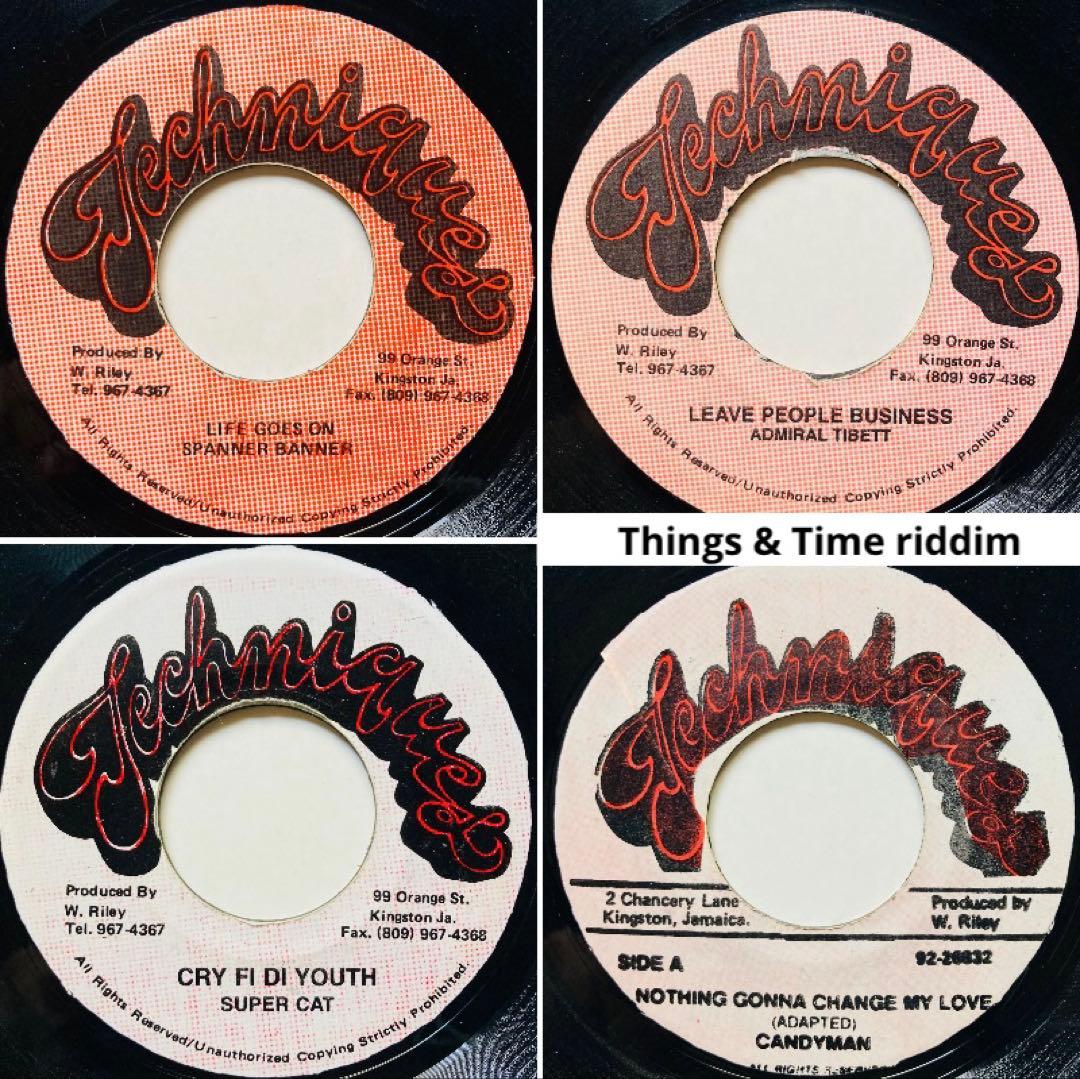 レゲエ Things & Time リディム　4枚