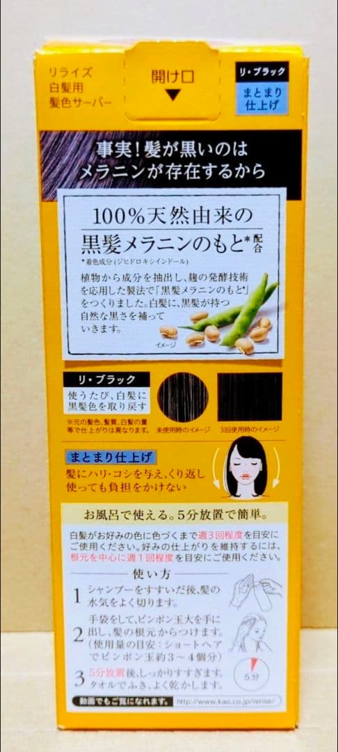 リライズ 　 白髪用髪色サーバー