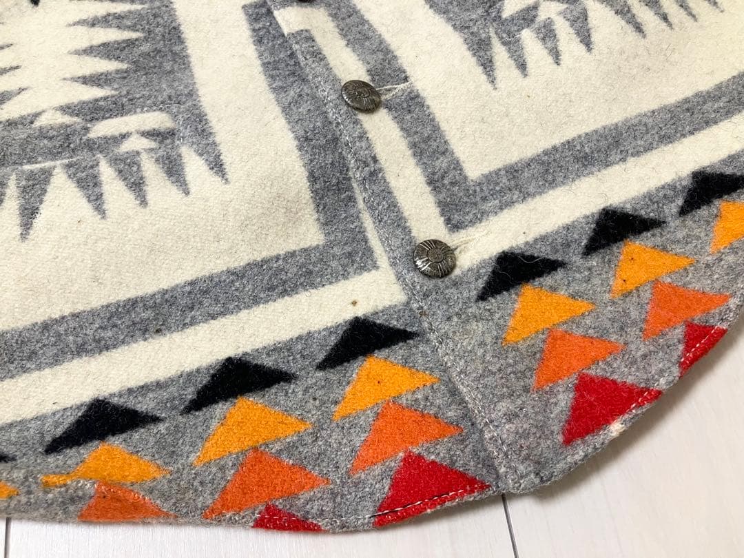 USA製 Pendletonペンドルトン ネイティブ柄 チマヨベスト 40 Ｍ