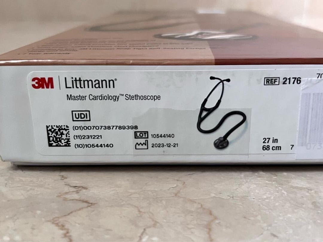 新品未使用品 リットマン 聴診器 マスターカーディオロジー ブラック