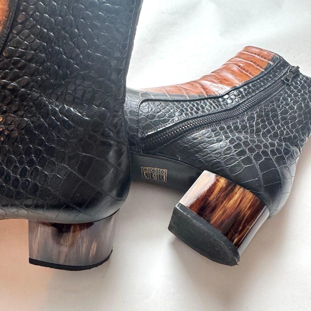 DRIES VAN NOTEN ドリスヴァンノッテン ブーツ 38.5 茶 黒