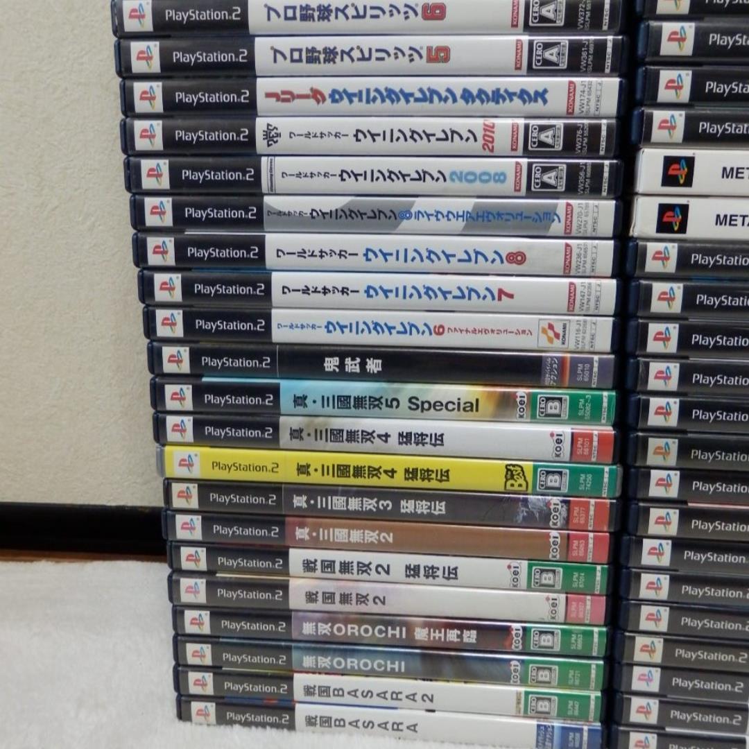 １００本❤️９０％オフ★ＰＳ２ゲームソフト１００枚セット説明書付き大量まとめ売り