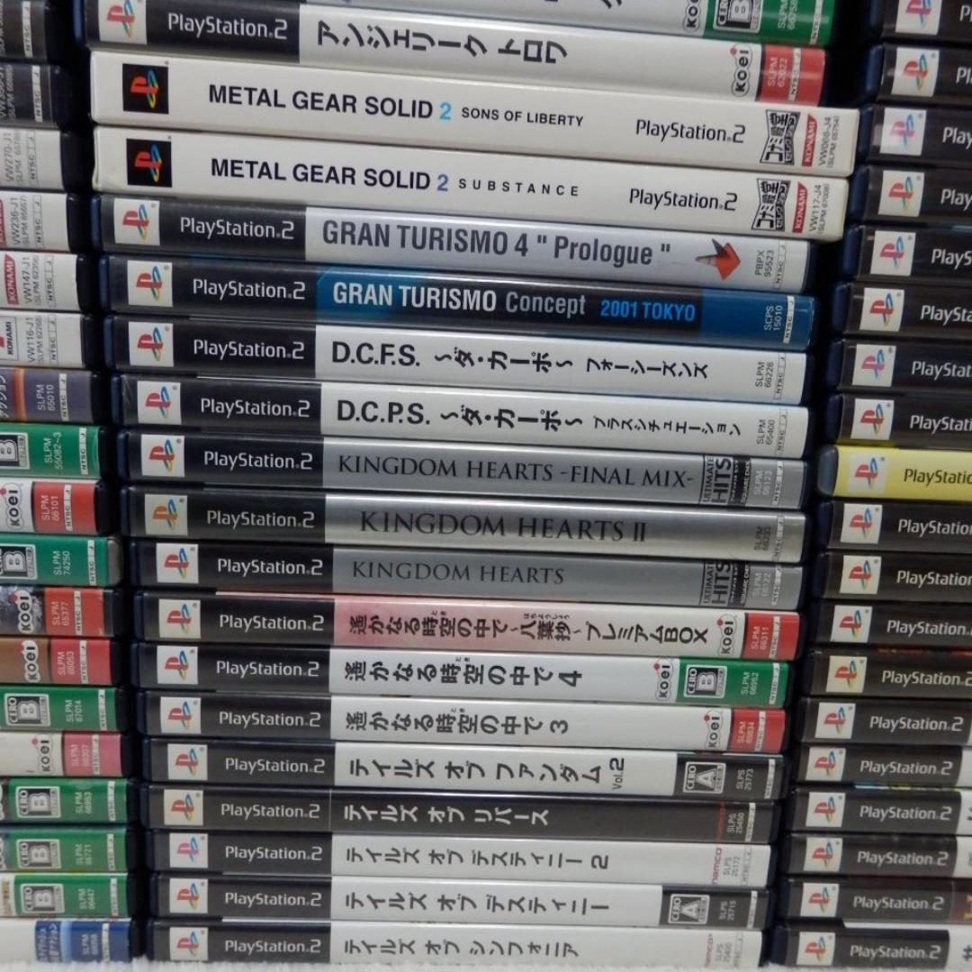 １００本❤️９０％オフ★ＰＳ２ゲームソフト１００枚セット説明書付き大量まとめ売り