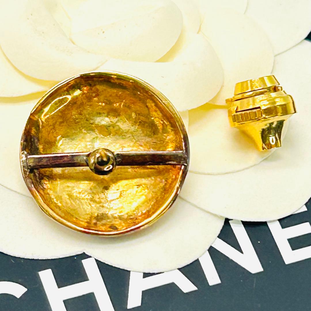 希少　CHANEL シャネル　ヴィンテージ　ココマーク　ブローチ　ゴールド