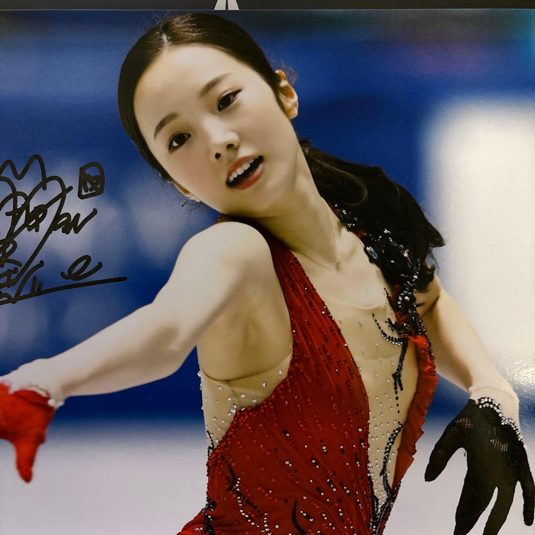 大人気　本田真凜選手　直筆サインPhoto