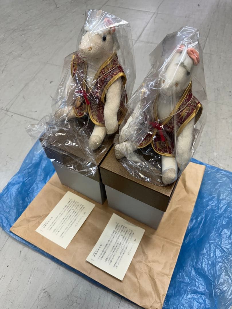 【龍村美術織物】★干支人形2体☆超良品　箱付き