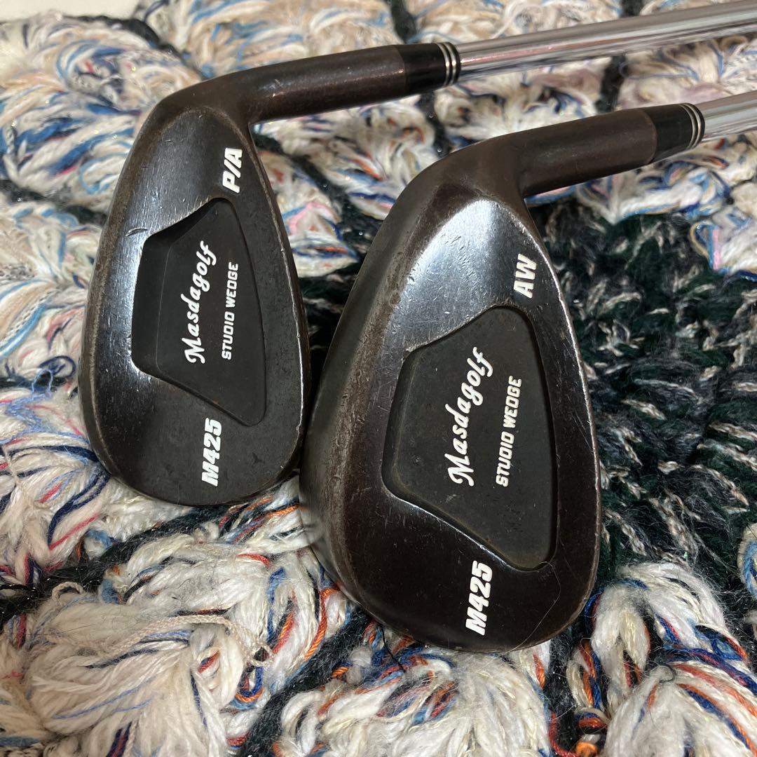 マスダゴルフ　STUDIO WEDGE M425 ブラックオキサイド　AW PW