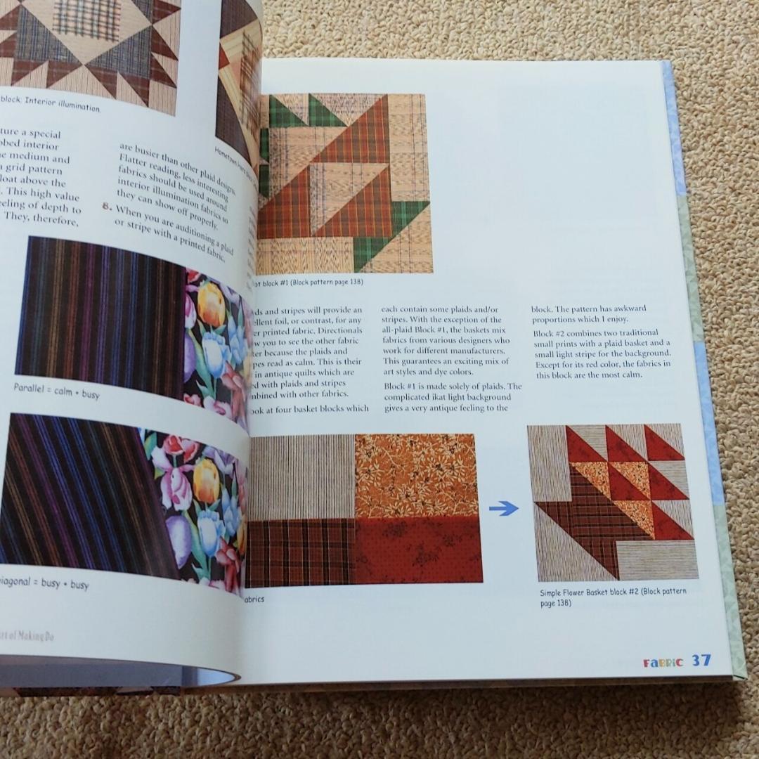 パッチワーク　キルト　スクラップ　アフリカ布地　洋書