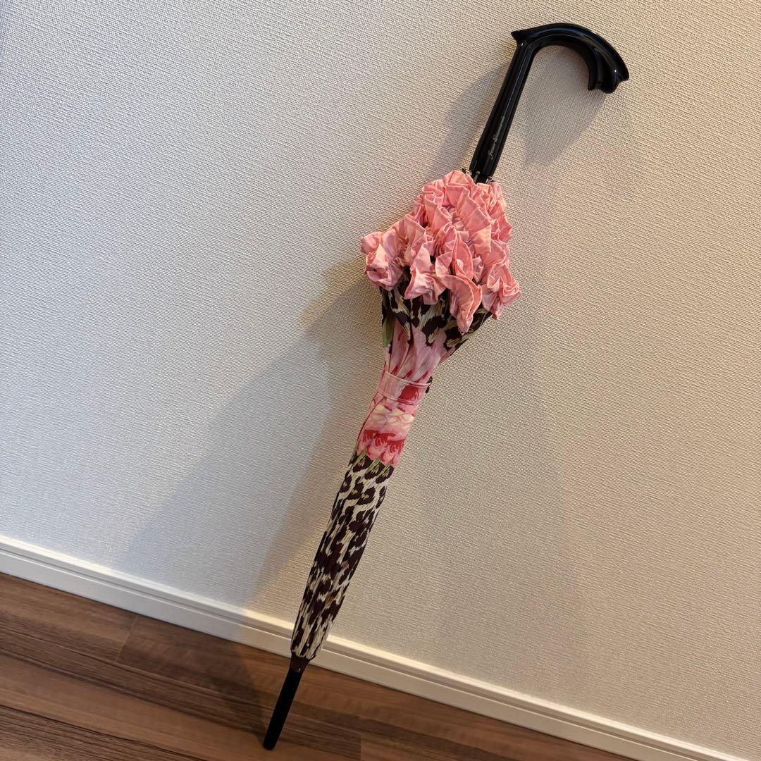 JesusDiamante ジーザスディアマンテ アンブレラ 傘 ヒョウ薔薇