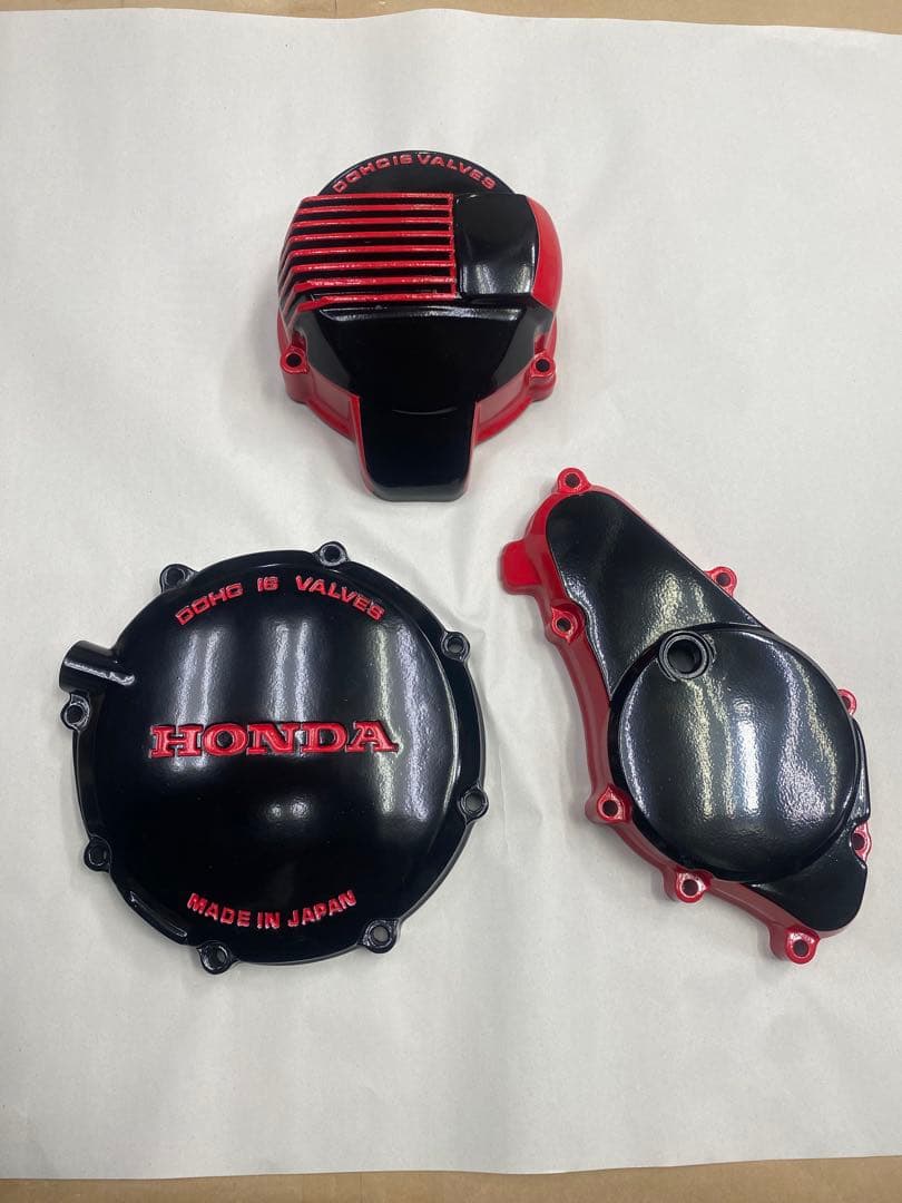 dom【塗装後未使用】CBX400F.CBR400F エンジンカバーセット