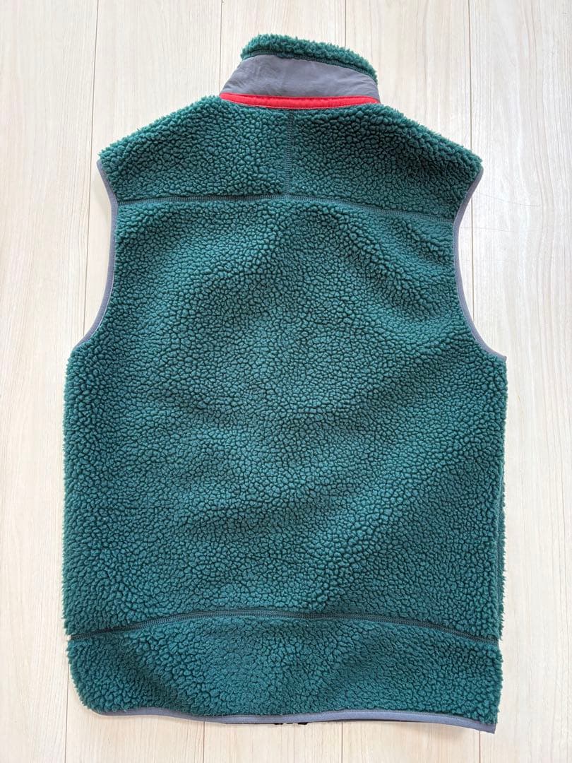 patagonia フリースベスト Sサイズ 緑