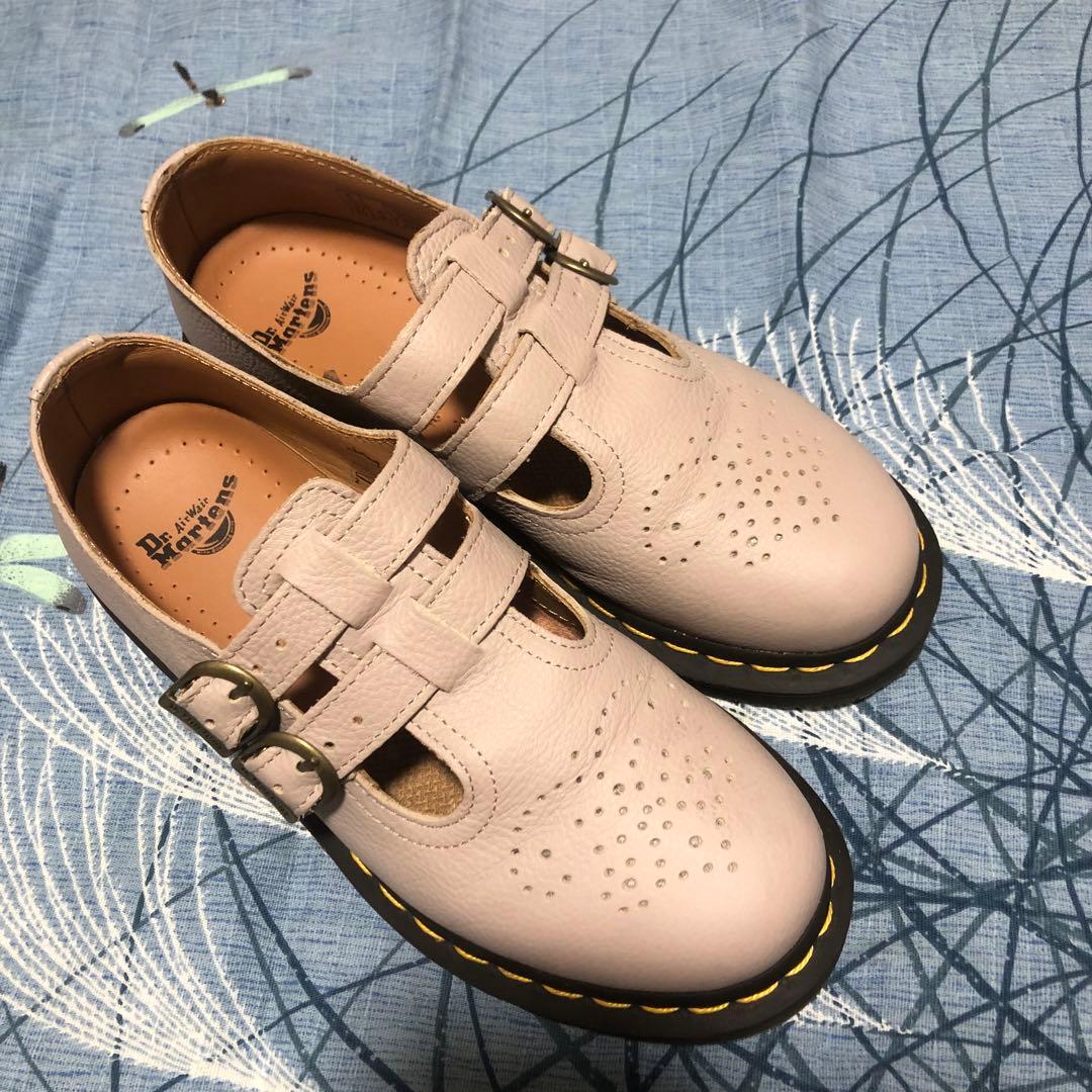 Dr. Martens UK4 8065 メリージェーン　ベージュ ローファー