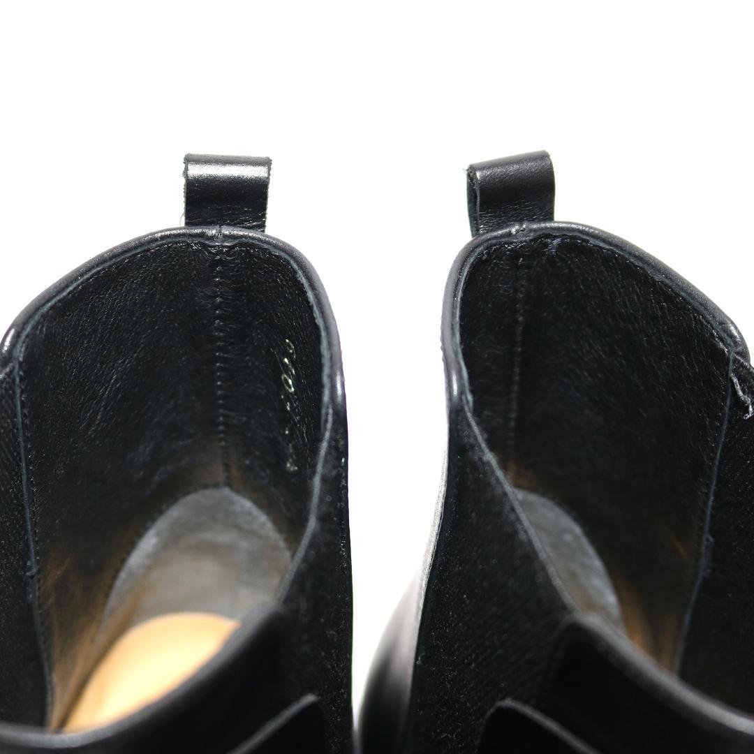 【極美品】マッキントッシュフィロソフィー サイドゴア ショートブーツ 黒