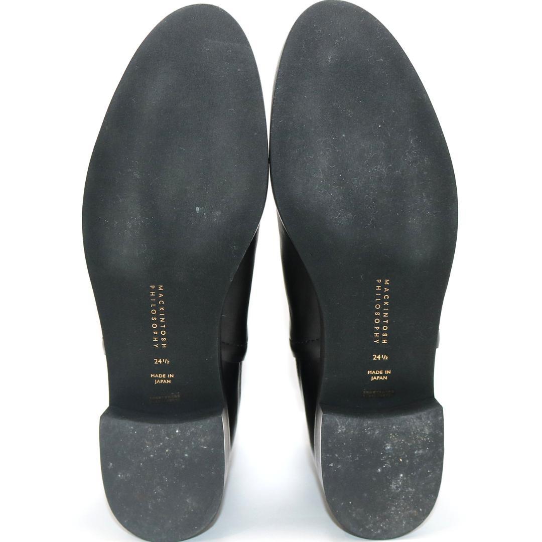 【極美品】マッキントッシュフィロソフィー サイドゴア ショートブーツ 黒