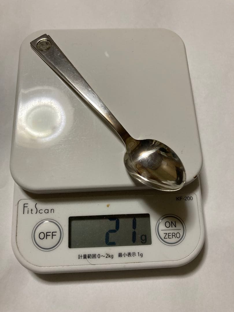 訳ありシルバー（純銀）スプーン
