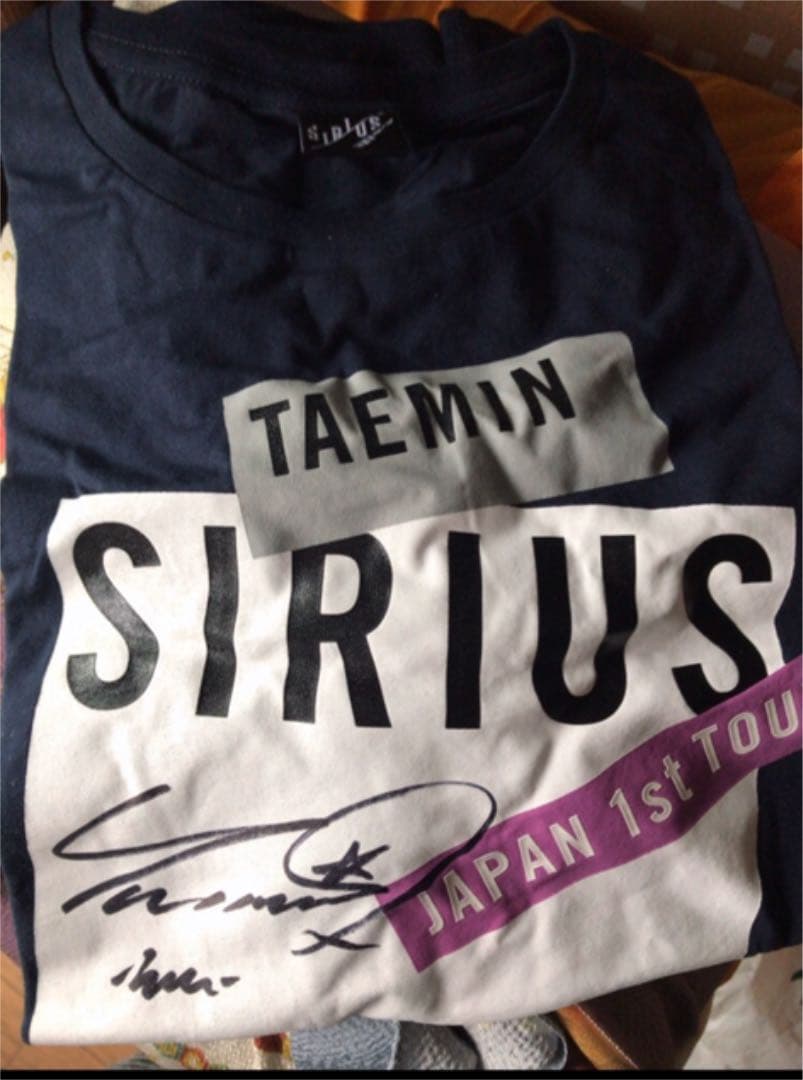 SHINee テミン  サイン　直筆　公式Tシャツ