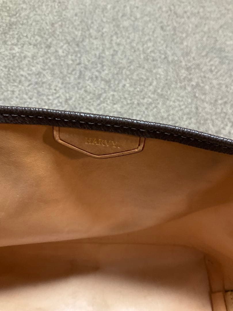 HARVY. Frasco トートバッグ Small ブラウン ヌメ革 外側美品