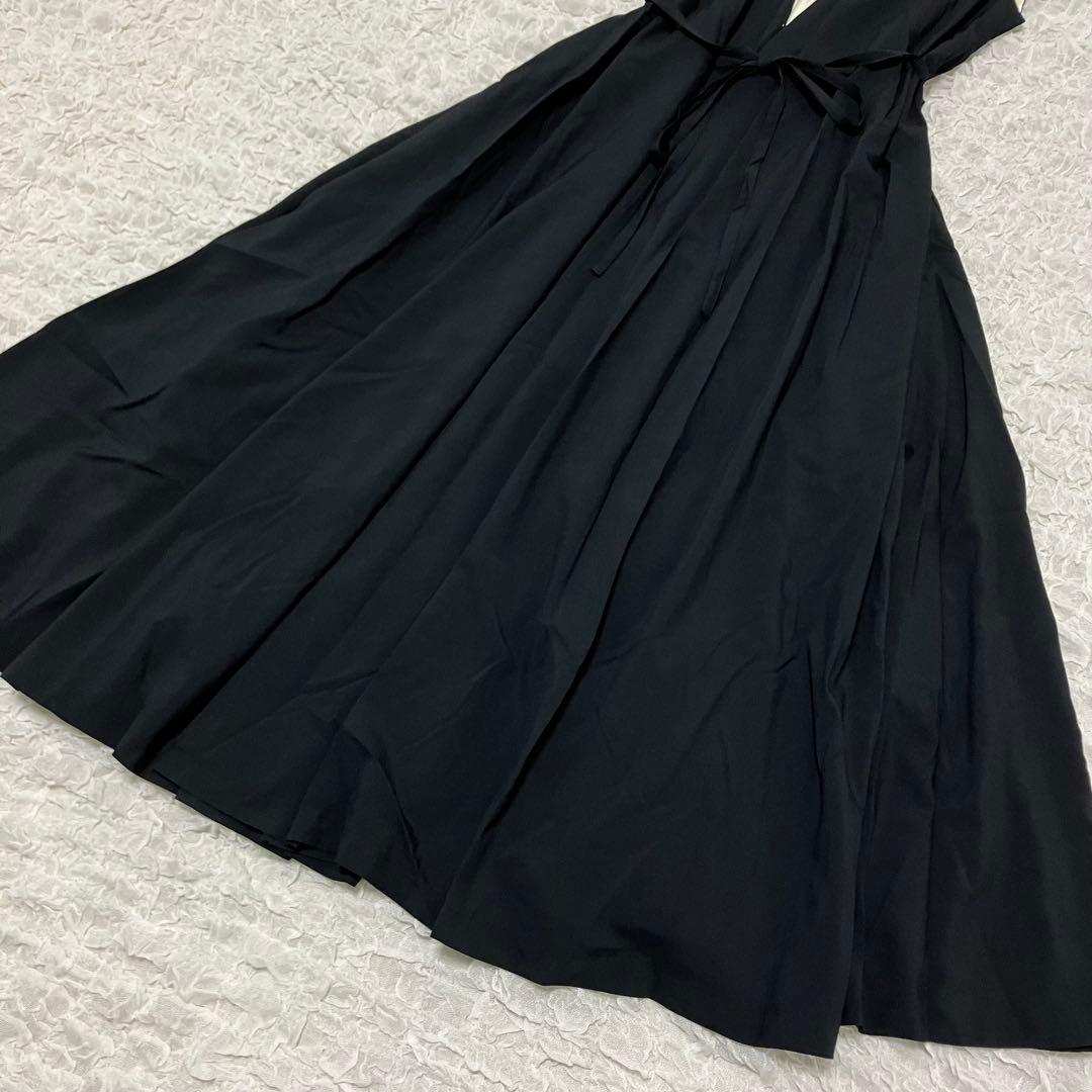 JENNE 2WAYレイヤードフレアワンピースS ブラック