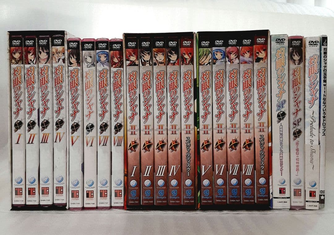 灼眼のシャナⅠ+Ⅱ + 特典ディスク DVD 計
