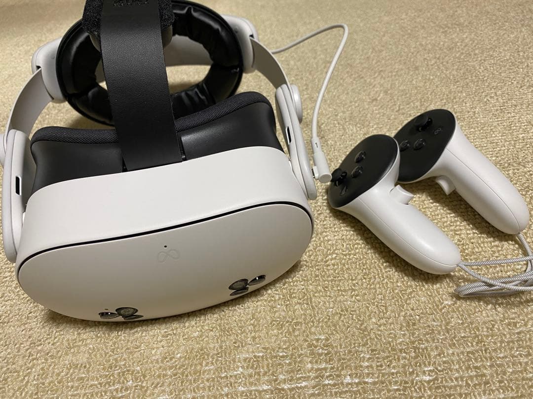 【極美品】メタクエスト3s 128GB ◎バッテリー付きヘッドストラップセット