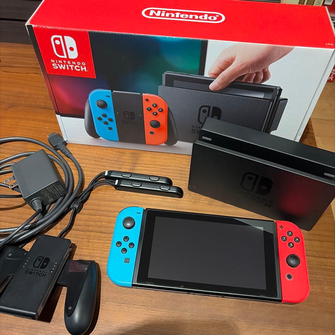 Nintendo Switch 本体 青/赤 コントローラー付き