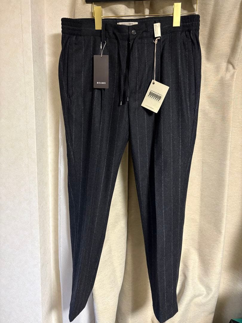 giabsarchivio ウォッシャブルウールライトフランネルパンツ48グレー