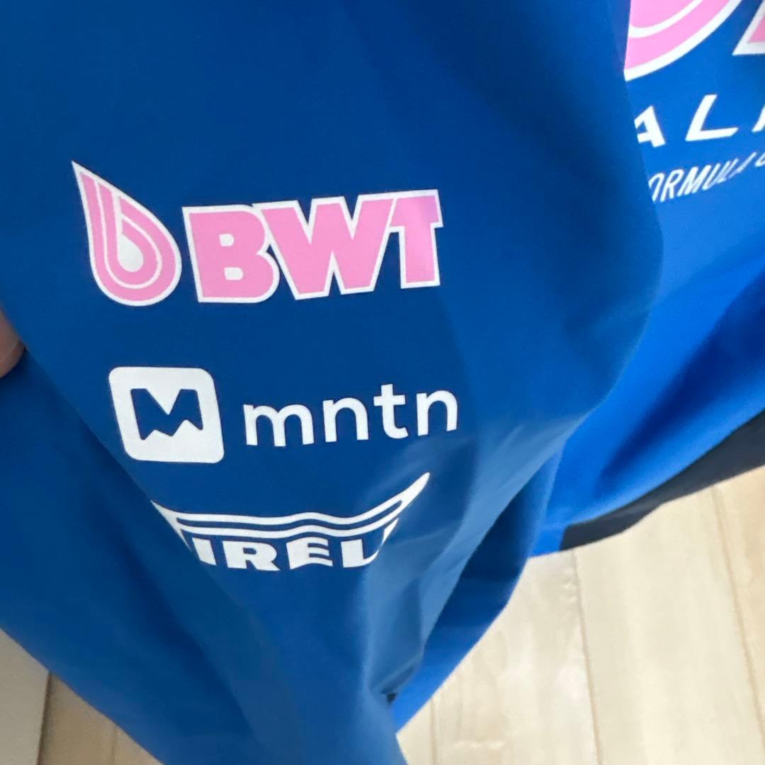 アルピーヌ　F1チーム　レインジャケット　ユーロMサイズ　アジアLサイズ
