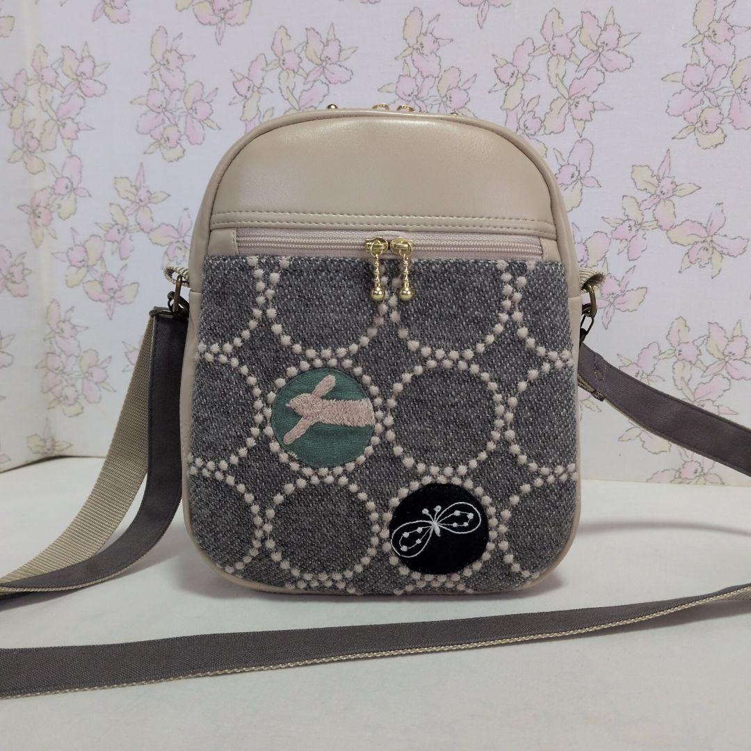 ミナペルホネン　ハンドメイド　バッグ　タンバリン　ポシェット