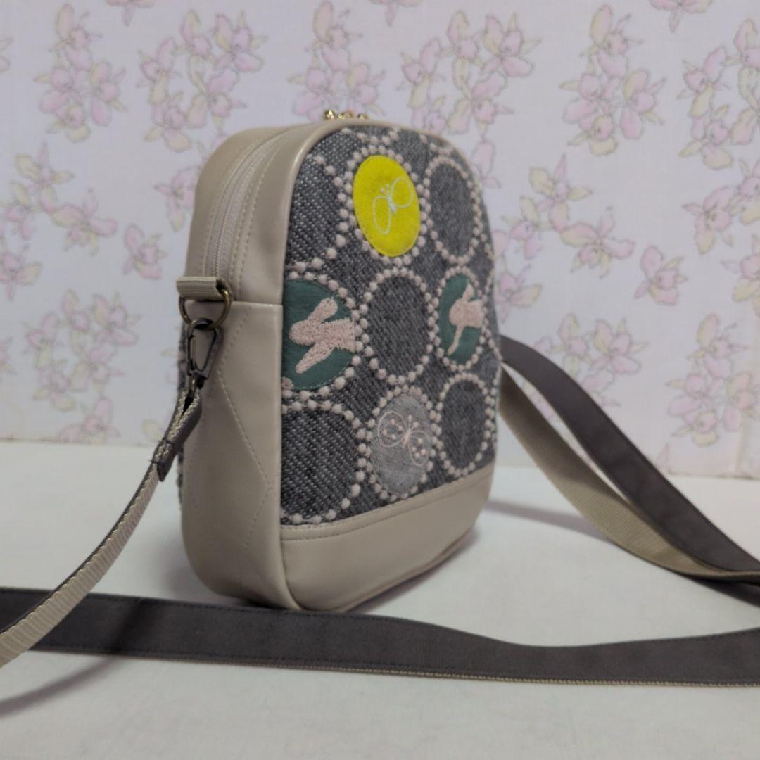 ミナペルホネン　ハンドメイド　バッグ　タンバリン　ポシェット